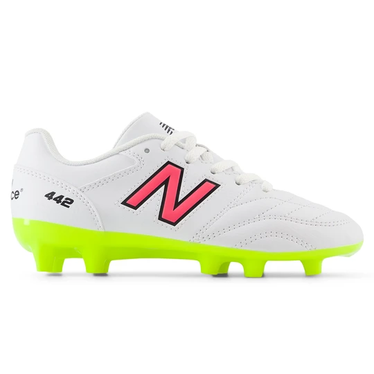 Zdjęcie produktu Korki dziecięce New Balance 442 ACADEMY JNR FG V2 JS43FWH2 – białe
