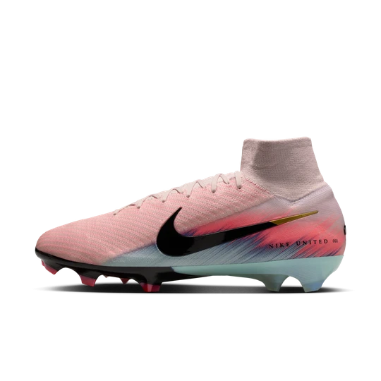Zdjęcie produktu Korki piłkarskie typu high top na twardą murawę Nike United Mercurial Superfly 10 Elite - Różowy