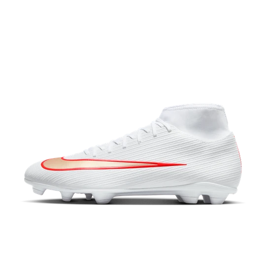 Zdjęcie produktu Korki piłkarskie z wysoką cholewką na różne typy nawierzchni Nike Mercurial Superfly 11 Club - Biel