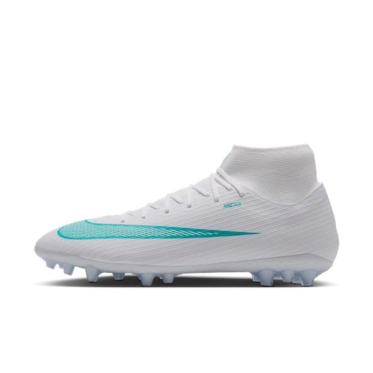 Zdjęcie produktu Korki piłkarskie z wysoką cholewką na sztuczną murawę Nike Mercurial Superfly 11 Academy - Biel
