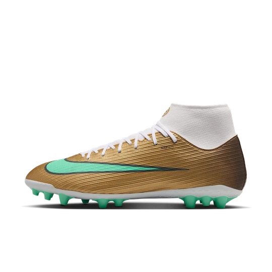 Zdjęcie produktu Korki piłkarskie z wysoką cholewką na sztuczną nawierzchnię Nike Mercurial Superfly 11 Academy „Kylian Mbappé” - Brązowy