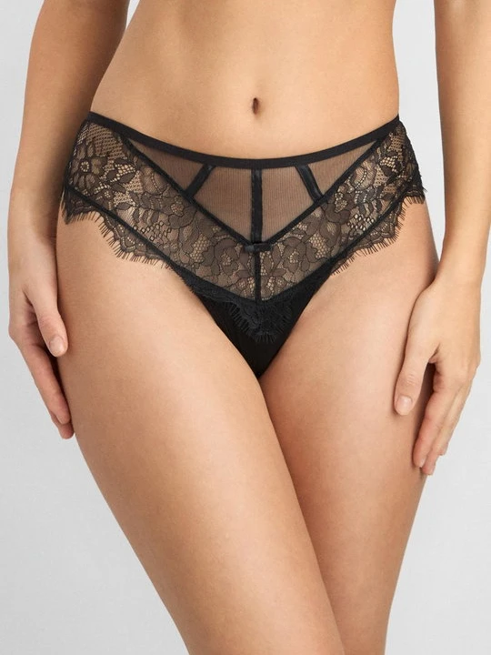 Zdjęcie produktu Koronkowo tiulowe figi damskie Alisha 01 Poupee Marilyn