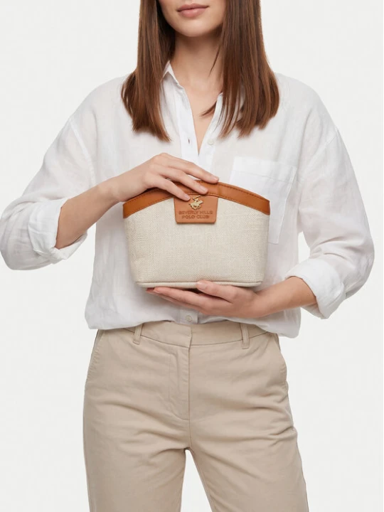 Zdjęcie produktu Kosmetyczka Beverly Hills Polo Club CEO-BHPC-W1-014-SS26 Beżowy