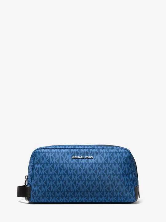 Zdjęcie produktu Kosmetyczka podróżna Brooklyn z nadrukiem w charakterystyczne logo Michael Kors
