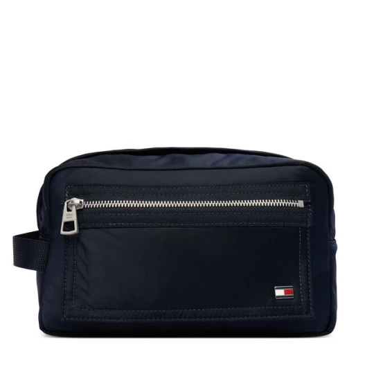 Zdjęcie produktu Kosmetyczka Tommy Hilfiger Enamel Flag Travel Washbag AM0AM14111 Granatowy