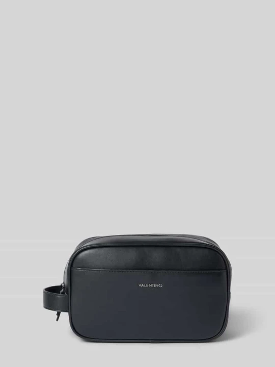 Zdjęcie produktu Kosmetyczka z detal z logo model 'Horizo' VALENTINO BAGS Czarny