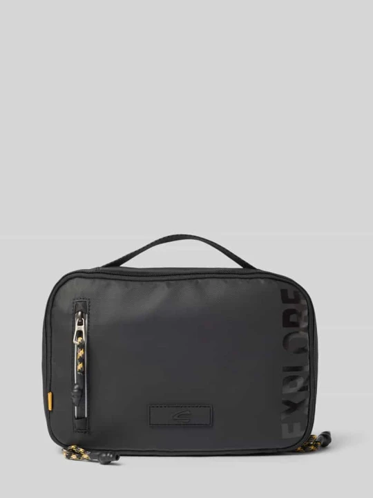 Zdjęcie produktu Kosmetyczka z naszywką z logo model 'EXPLORE' Camel Active Czarny