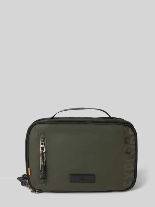 Zdjęcie produktu Kosmetyczka z naszywką z logo model 'EXPLORE' Camel Active Khaki