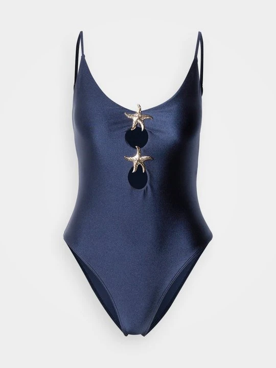 Zdjęcie produktu Kostium kąpielowy Abercrombie & Fitch granatowy