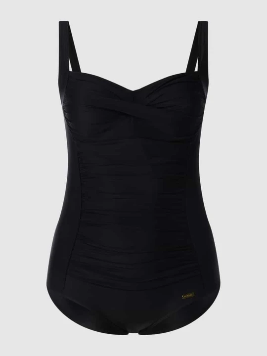 Zdjęcie produktu Kostium kąpielowy PLUS SIZE z marszczeniami Lascana Czarny