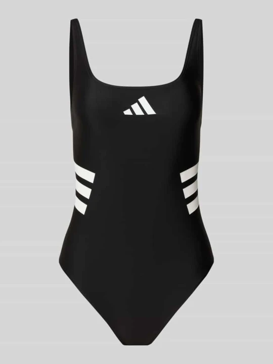 Zdjęcie produktu Kostium kąpielowy z nadrukami z logo Adidas Czarny