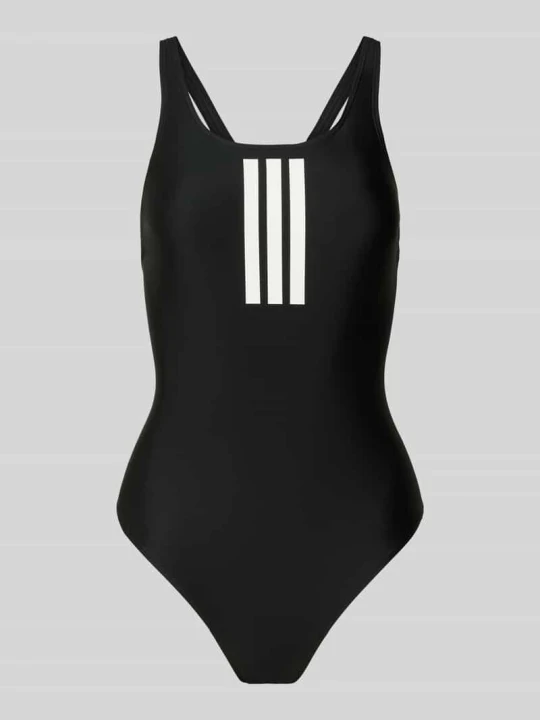 Zdjęcie produktu Kostium kąpielowy z nadrukiem z logo Adidas Czarny