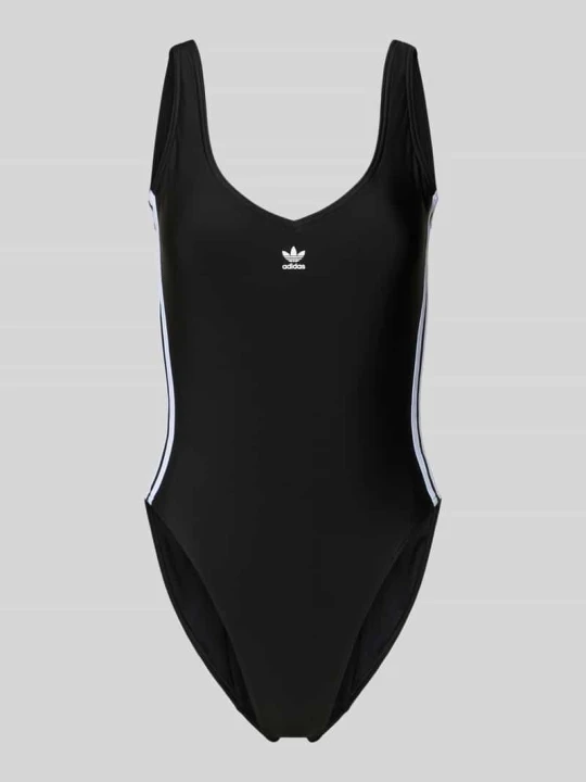 Zdjęcie produktu Kostium kąpielowy z nadrukiem z logo Model 'ADIC SWIMST 3S' adidas Originals Czarny