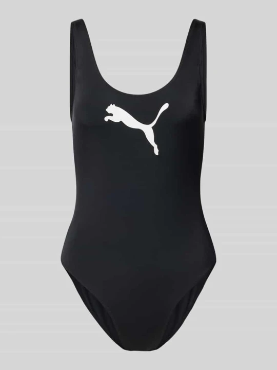 Zdjęcie produktu Kostium kąpielowy z nadrukiem z logo Puma Czarny
