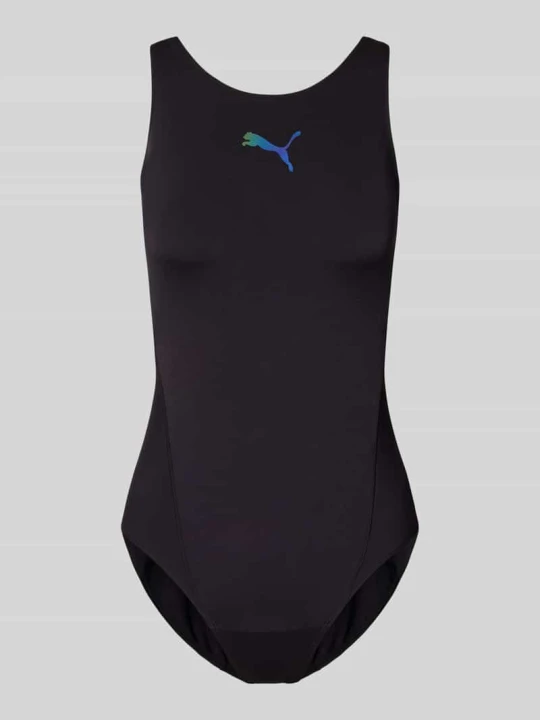 Zdjęcie produktu Kostium kąpielowy z nadrukiem z logo Puma Czarny