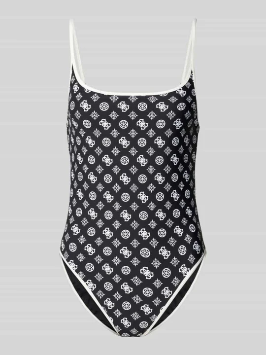 Zdjęcie produktu Kostium kąpielowy z regulowanymi ramiączkami model ‘ONE PIECE’ Guess Czarny