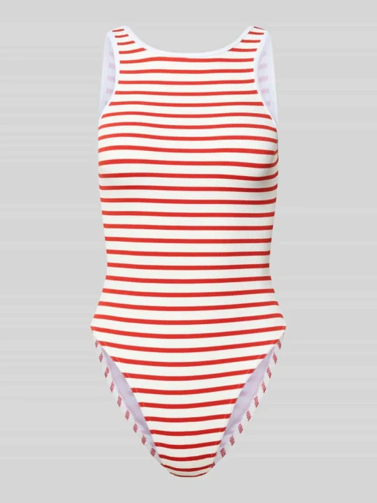 Zdjęcie produktu Kostium kąpielowy z tylnym wycięciem model 'LUNELY NAUTICAL' Banana Moon Czerwony