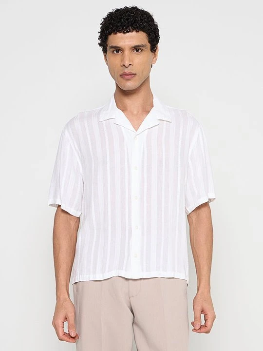 Zdjęcie produktu Koszula Abercrombie & Fitch mleczny