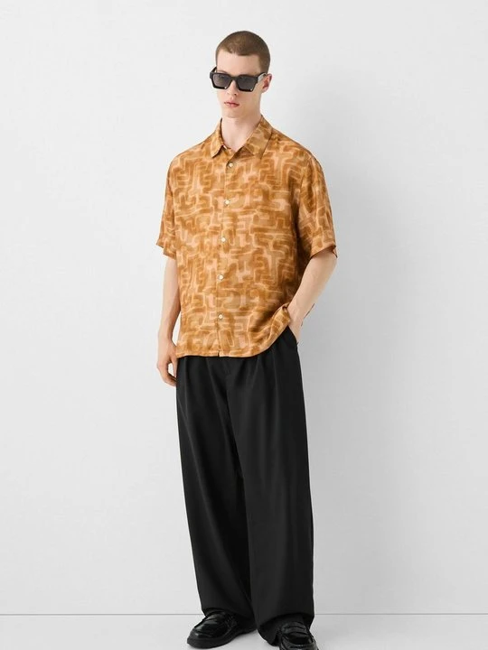 Zdjęcie produktu Koszula Bershka ochra