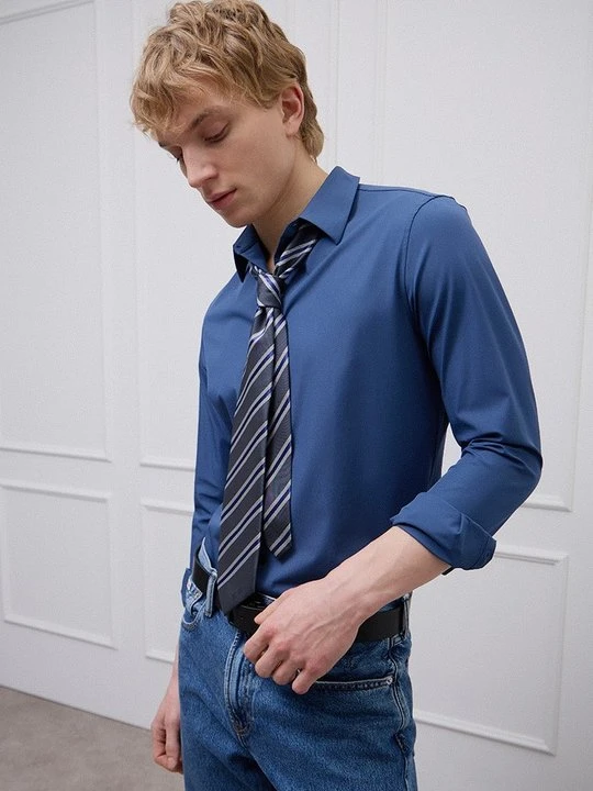Zdjęcie produktu Koszula biznesowa Calvin Klein jasnoniebieski denim