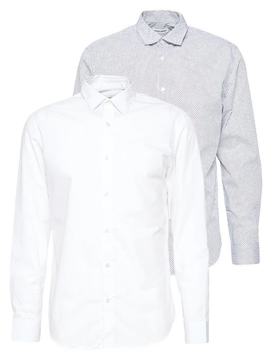 Zdjęcie produktu Koszula biznesowa Jack&Jones jasnoszary