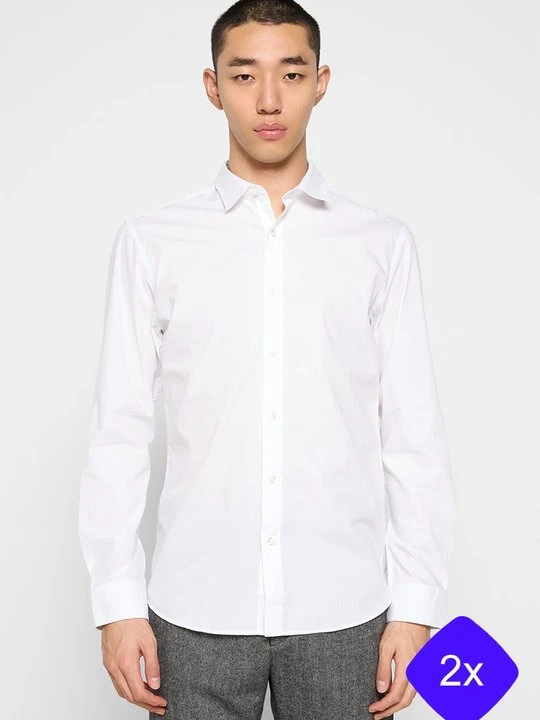 Zdjęcie produktu Koszula biznesowa Jack&Jones ciemnoszary