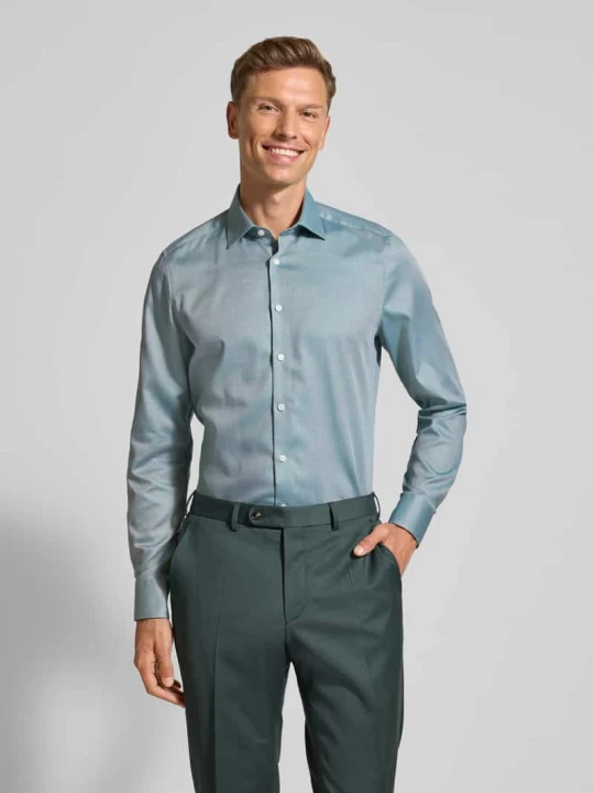 Zdjęcie produktu Koszula biznesowa o kroju slim fit z kołnierzykiem typu kent OLYMP Level 5 Zielony