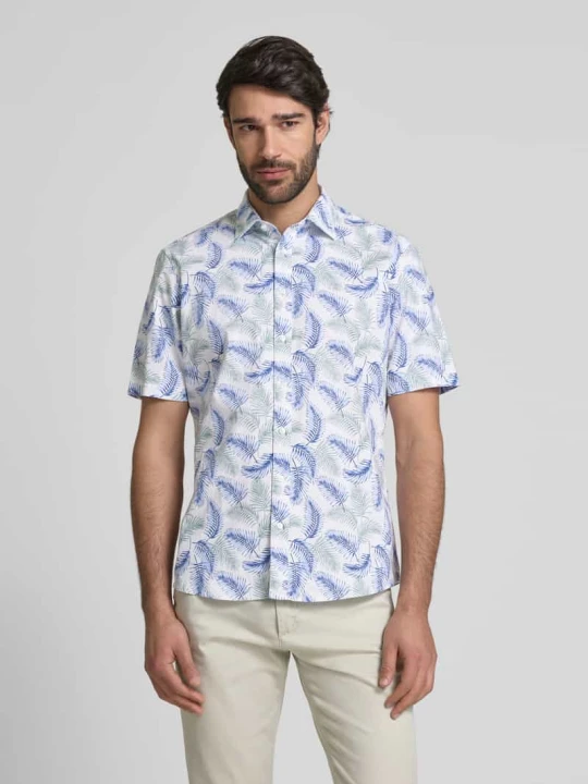 Zdjęcie produktu Koszula biznesowa o kroju casual fit z kołnierzykiem typu kent Jake*s Biały