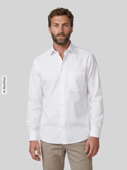 Zdjęcie produktu Koszula biznesowa o kroju comfort fit z czystej bawełny OLYMP Luxor Biały