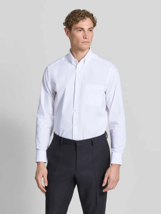 Zdjęcie produktu Koszula biznesowa o kroju modern fit z kołnierzykiem typu button down Olymp Biały