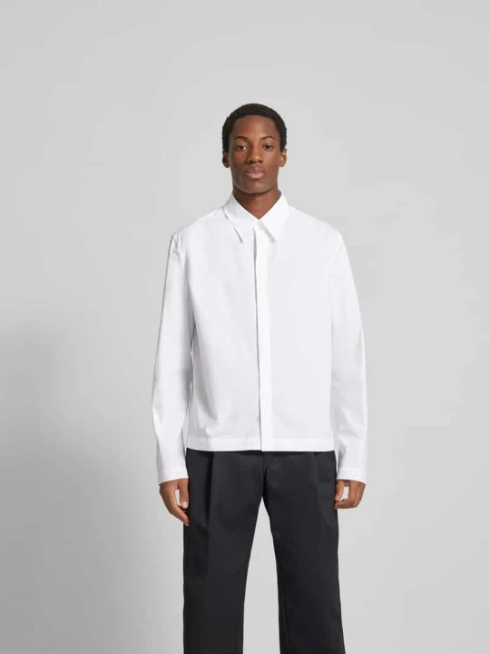 Zdjęcie produktu Koszula biznesowa o kroju regular fit z bawełny MM6 Maison Margiela Biały