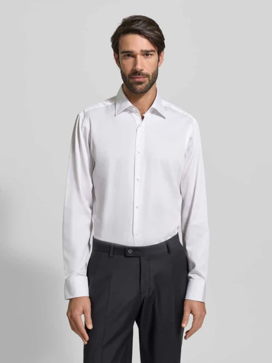 Zdjęcie produktu Koszula biznesowa o kroju regular fit z czystej bawełny model ‘JOE’ Boss Biały