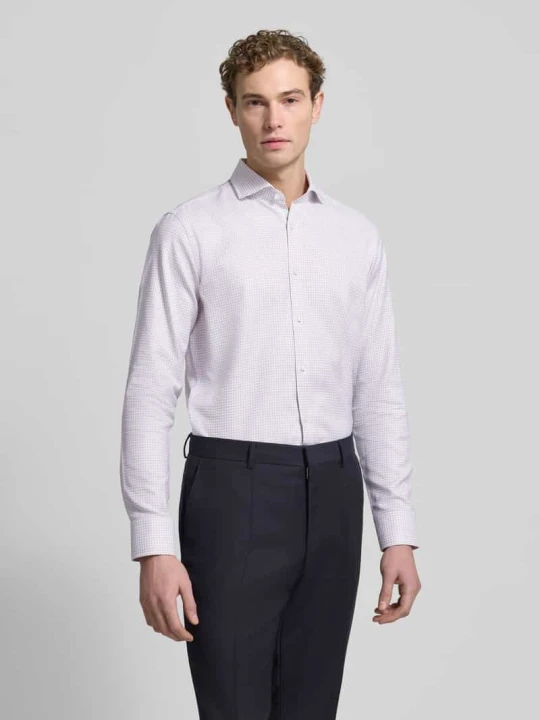 Zdjęcie produktu Koszula biznesowa o kroju regular fit z czystej bawełny model „JOE” Boss Piaskowy