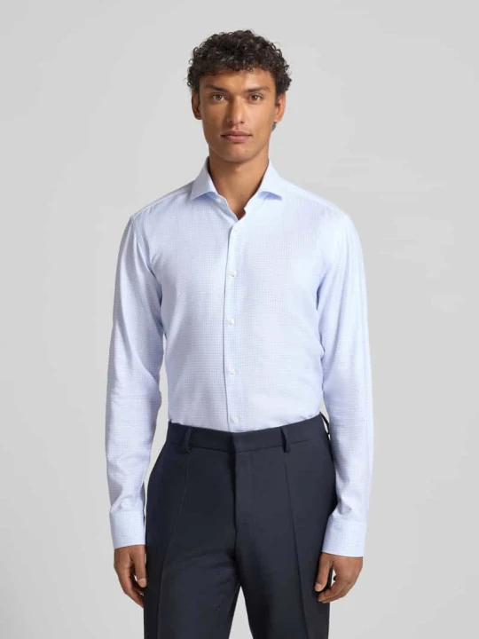 Zdjęcie produktu Koszula biznesowa o kroju regular fit z czystej bawełny model „JOE” Boss Błękitny