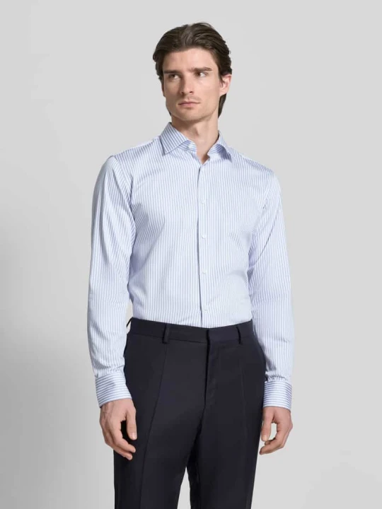 Zdjęcie produktu Koszula biznesowa o kroju regular fit z czystej bawełny model „JOE” Boss Błękitny
