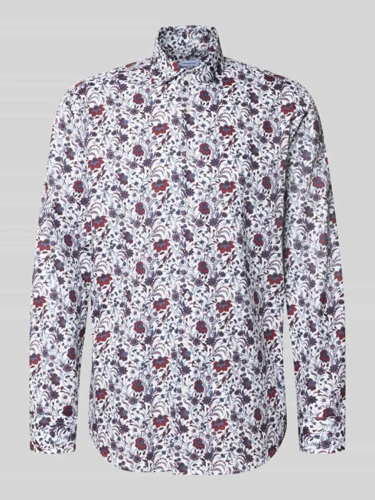 Zdjęcie produktu Koszula biznesowa o kroju regular fit z czystej bawełny model 'New Kent' Seidensticker Bordowy