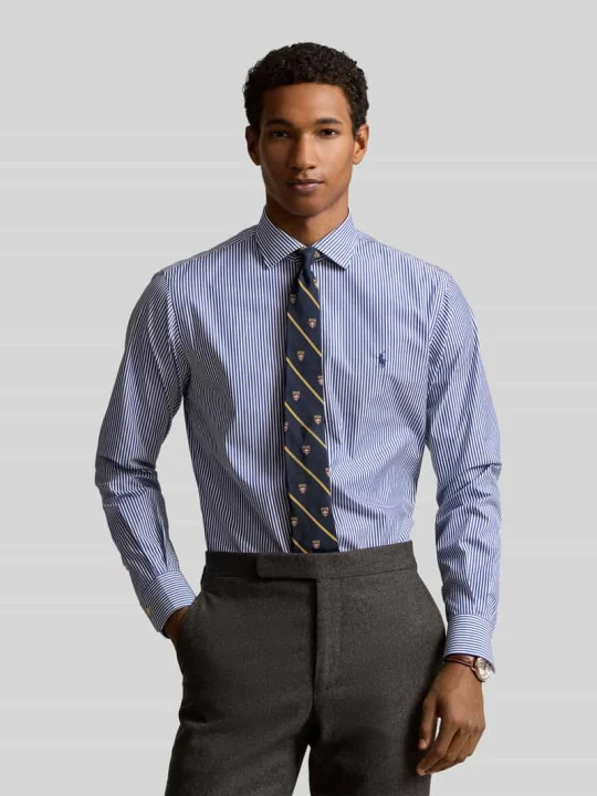 Zdjęcie produktu Koszula biznesowa o kroju regular fit z czystej bawełny Polo Ralph Lauren Królewski niebieski