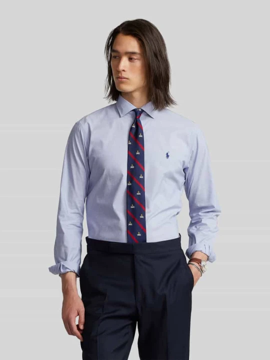 Zdjęcie produktu Koszula biznesowa o kroju regular fit z czystej bawełny Polo Ralph Lauren Jasnoniebieski