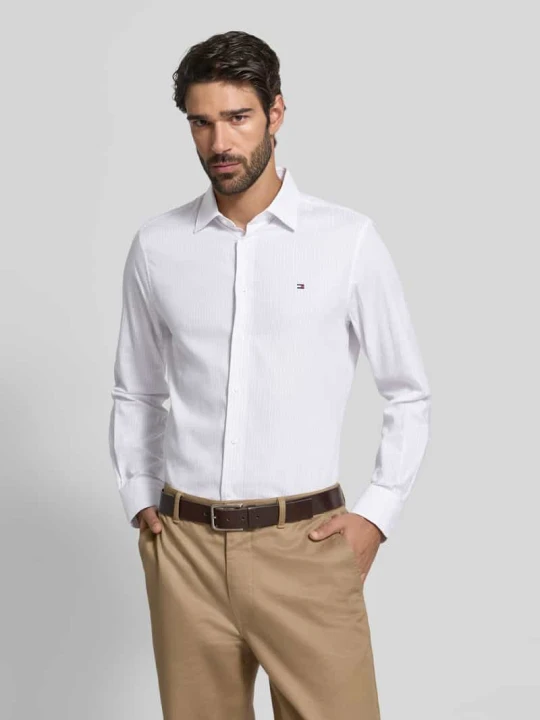 Zdjęcie produktu Koszula biznesowa o kroju regular fit z czystej bawełny Tommy Hilfiger Piaskowy