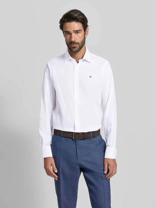 Zdjęcie produktu Koszula biznesowa o kroju regular fit z czystej bawełny Tommy Hilfiger Biały