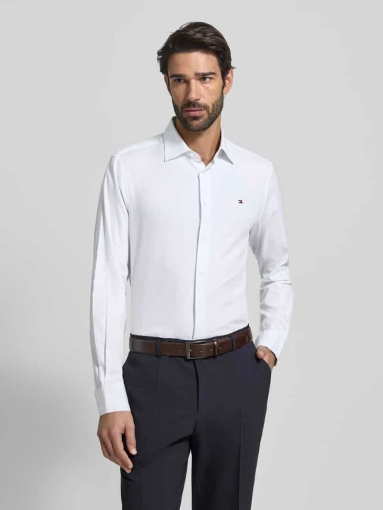 Zdjęcie produktu Koszula biznesowa o kroju regular fit z czystej bawełny Tommy Hilfiger Błękitny