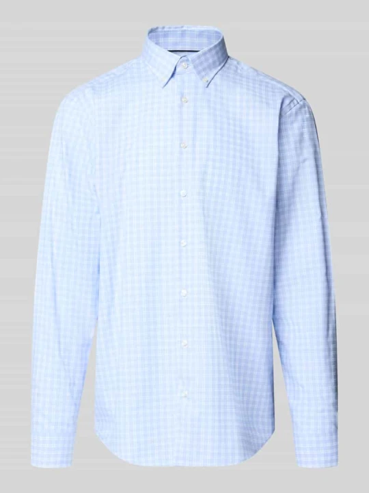 Zdjęcie produktu Koszula biznesowa o kroju regular fit z kołnierzykiem typu button down Christian Berg Błękitny