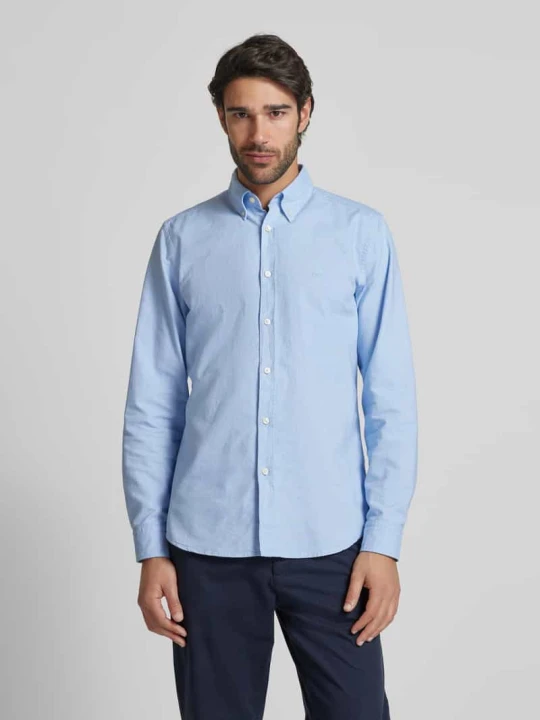 Zdjęcie produktu Koszula biznesowa o kroju regular fit z kołnierzykiem typu button down model ‘Rickert’ Boss Jasnoniebieski