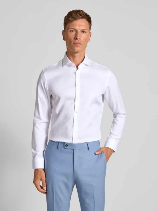 Zdjęcie produktu Koszula biznesowa o kroju regular fit z kołnierzykiem typu kent model ‘Spread’ Seidensticker Biały