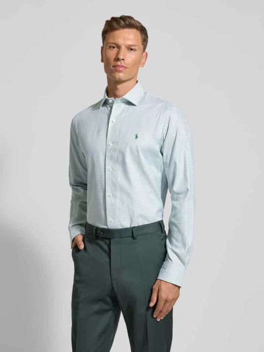 Zdjęcie produktu Koszula biznesowa o kroju regular fit z kołnierzykiem typu kent Polo Ralph Lauren Zielony