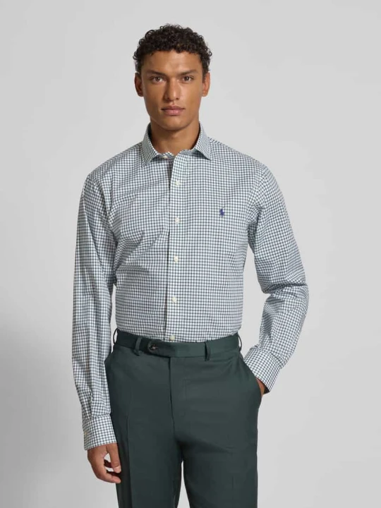 Zdjęcie produktu Koszula biznesowa o kroju regular fit z kołnierzykiem typu kent Polo Ralph Lauren Zielony