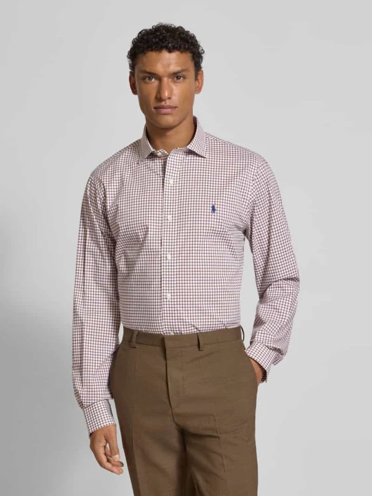 Zdjęcie produktu Koszula biznesowa o kroju regular fit z kołnierzykiem typu kent Polo Ralph Lauren Średniobrązowy
