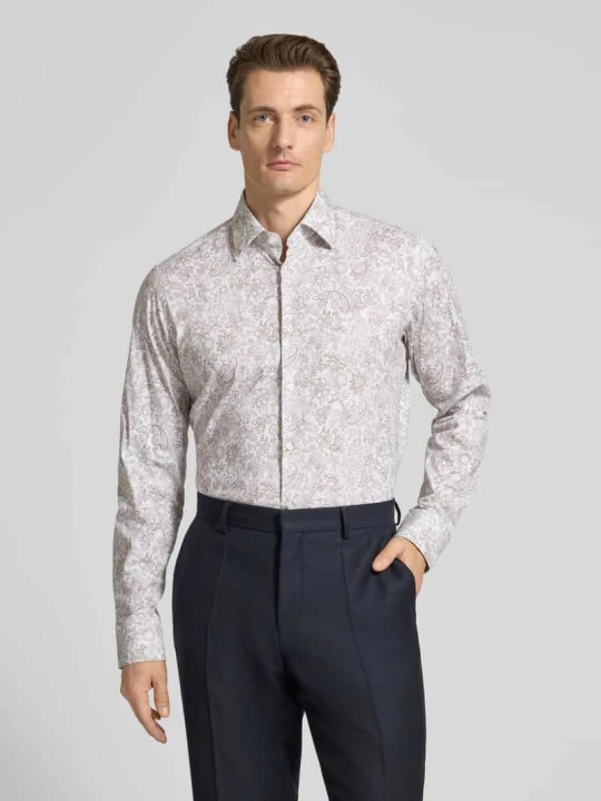 Zdjęcie produktu Koszula biznesowa o kroju regular fit z mieszanki bawełny model 'H-JOE-K'' Boss Piaskowy