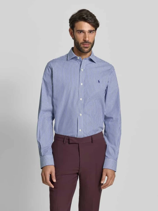 Zdjęcie produktu Koszula biznesowa o kroju regular fit z wyhaftowanym logo Polo Ralph Lauren Królewski niebieski
