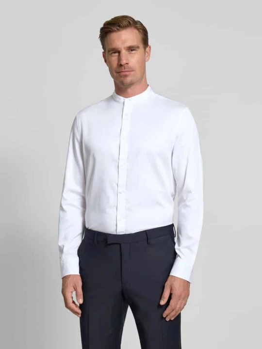 Zdjęcie produktu Koszula biznesowa o kroju relaxed fit ze stójką Jake*s Biały